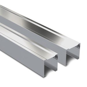 Perfil Tabique Montante Económic o 38 x 38 x 6 x 0,5 mm x 3 m