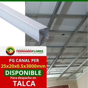 PG CANAL PERIMETRAL 25x20x0.5x3000mm