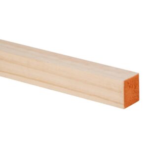 2x2 x 3,20 mts Pino cepillado seco